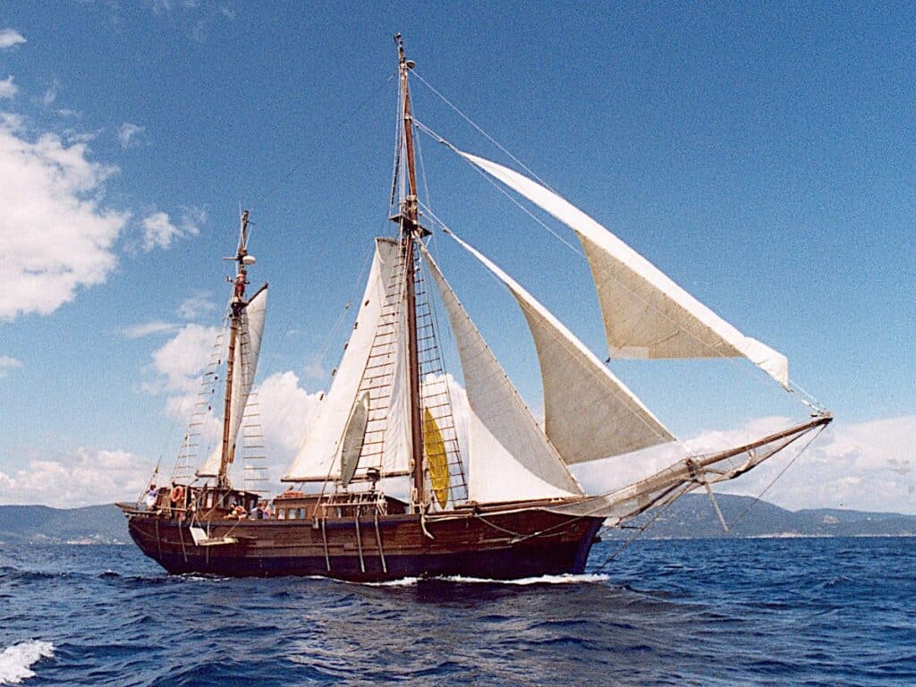 Segelschiff auf dem Meer